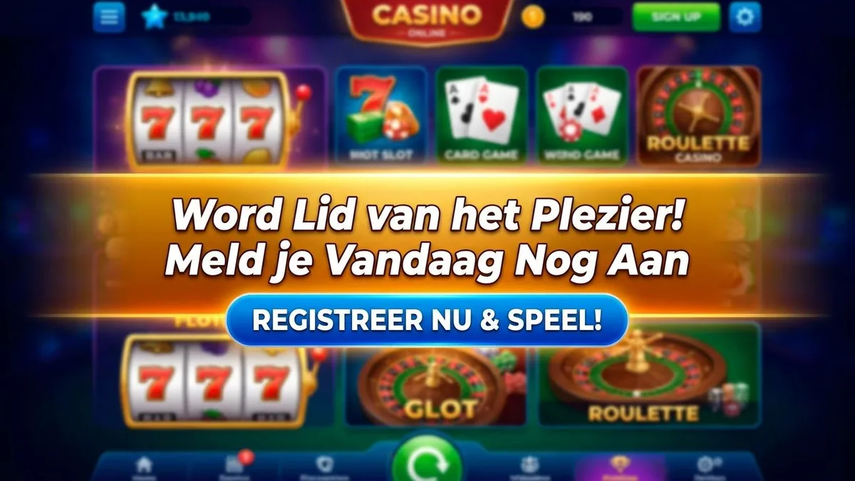 Registreren met bonus